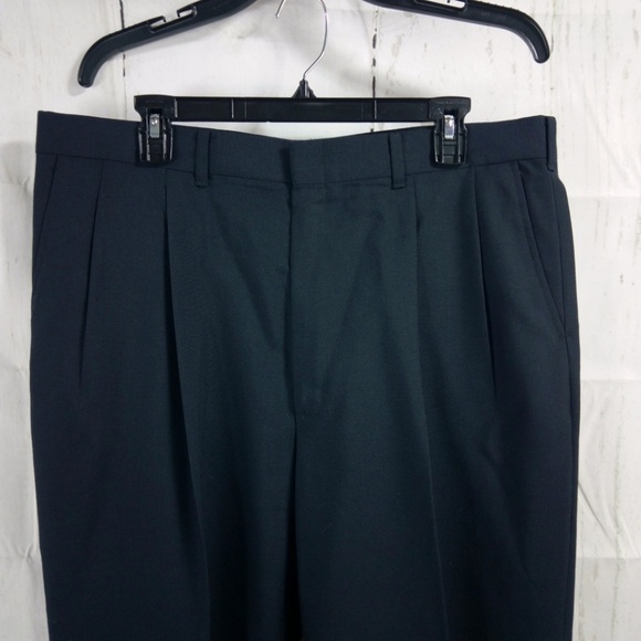 Sterling & Hunt Kuppenheimer 44R Navy Blue Suit - Picture 6 of 8